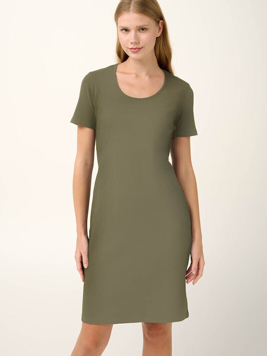 Vamp Summer Dress Khaki