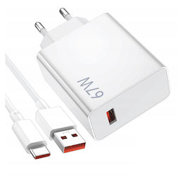 Xiaomi MDY-14-EW Bulk 67W mit Kabel USB-C Xiaomi MDY-14-EW Bulk 67W mit Kabel USB-C