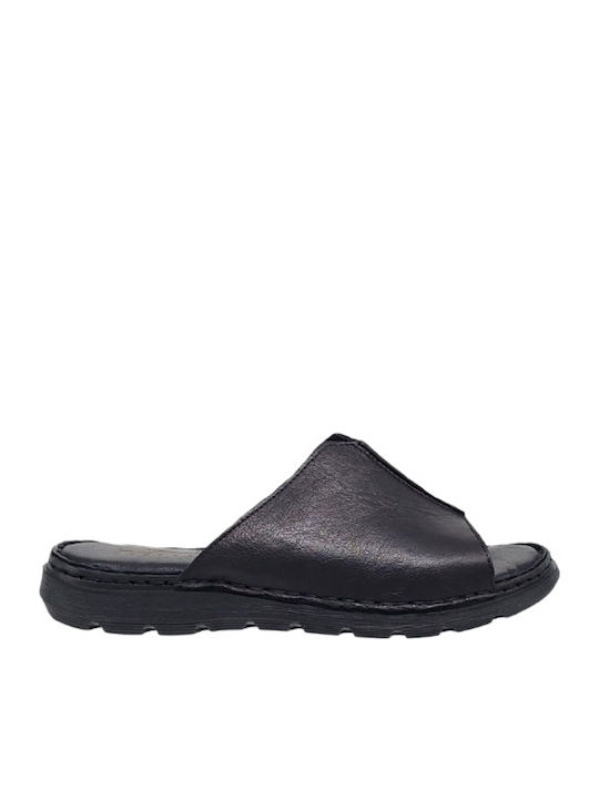 Women's Flat Sandals Flatforms in Black Color