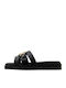 Sandale Casual Damă Din Piele Negre