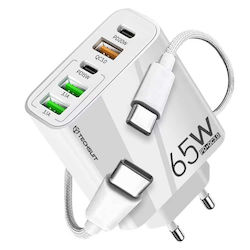 Techsuit Încărcător cu 3 Porturi USB-A și 2 Por...