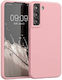 Weiche Silikon-Rückhülle Huawei Honor X7a Farbe Pink