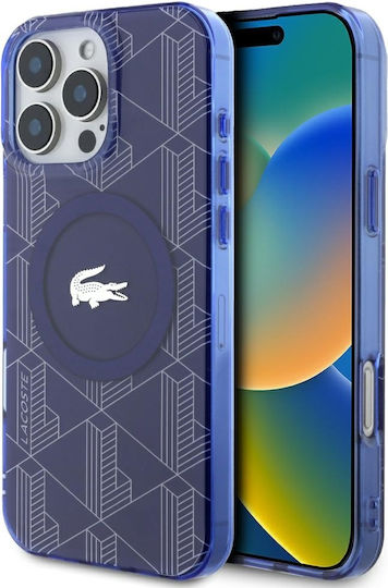 Lacoste Hc Iml Monogram Back Cover Σιλικόνης / Πλαστικό Ασημί (iPhone 16 Pro)