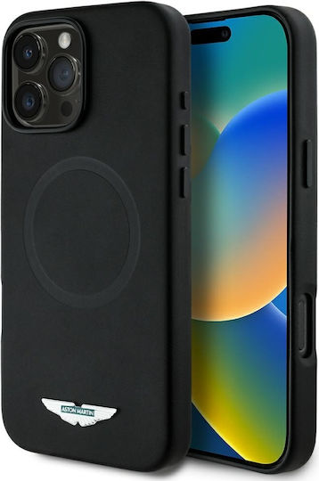 Aston Martin Racing Back Cover Πλαστικό / Σιλικόνης Μαύρο (iPhone 16 Pro)