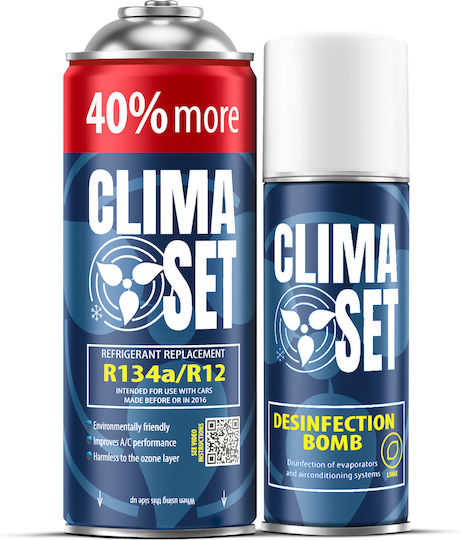 Climaset R134a & Ароматик За Пространство Лайм 626г