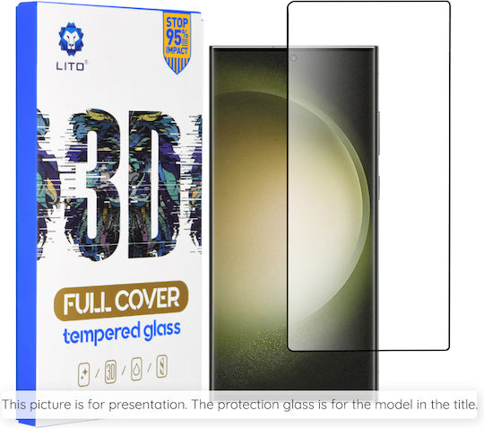 Lito 3D 0.26mm Privacy Full Face Tempered Glass (Galaxy S25 Ultra)
