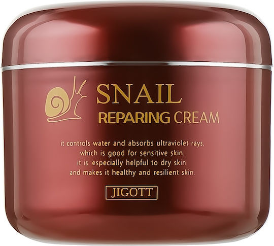 Jigott Snail Reparing Cremă Hidratantă De Față Cu Slime De Melc 100ml