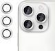 Kalebol Протектор за камера Закалено стъкло Сребрист за iPhone 15 Pro Max