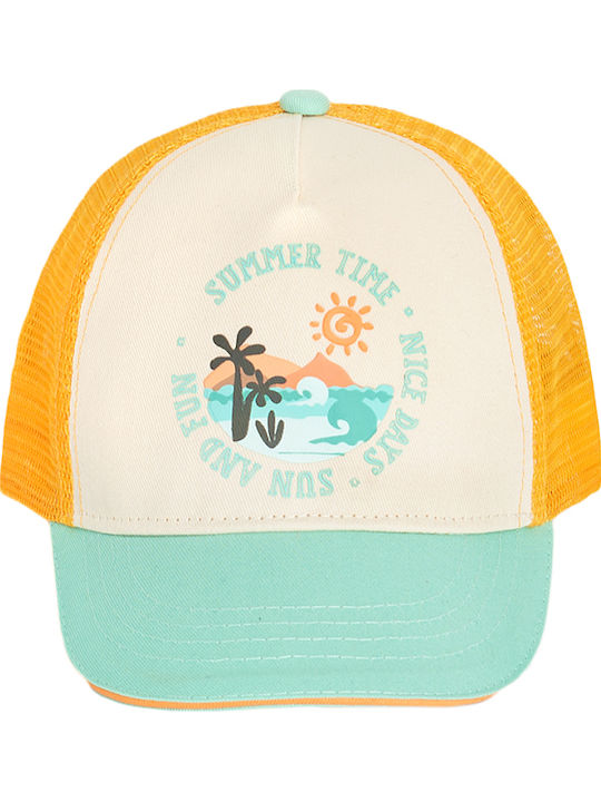 Cool Club Kids' Jockey Fabric Multicolour Hat