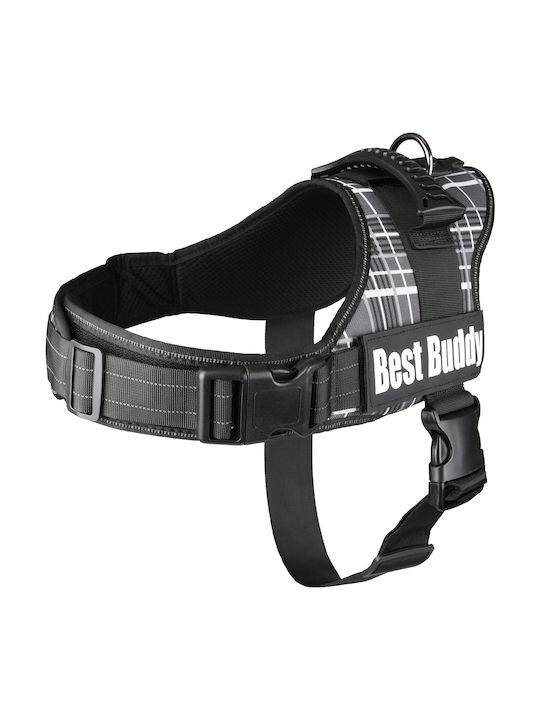 Flamingo Geschirr Best Buddy Pluto Schwarz XL 80-100 cm