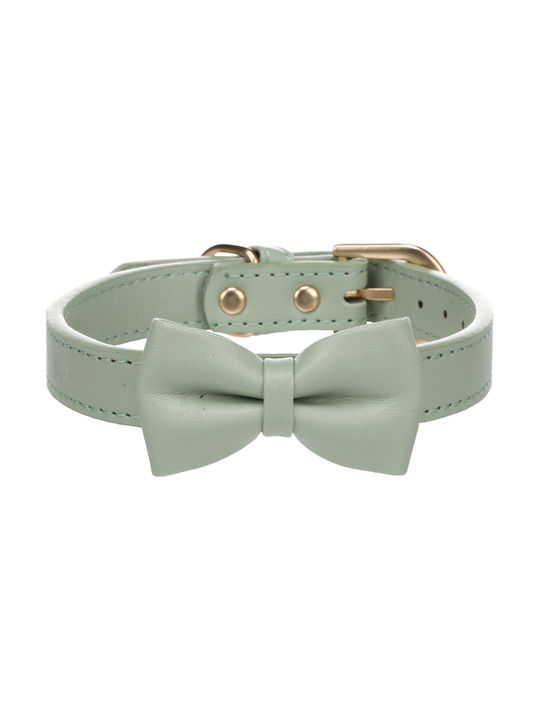 Flamingo Collar Bow Tie Nela Mint Green S M 31-39cm 20mm X 4mm