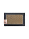 Chios Hellas Entrance Mat Carpet with Anti-slip Backing Meander Brown 50x80cm