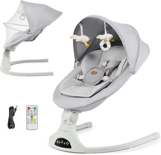 Kinderkraft Tulsy Electric Balansoare și Leagăne Bebeluşi Gri Kinderkraft Tulsy Electric Balansoare și Leagăne Bebeluşi Gri