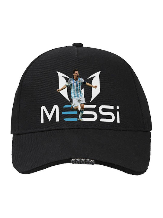 Leo Messi Work & Activity Cap with LED Light Ideal for Night & Low Light 100% Cotton Adult Unisex