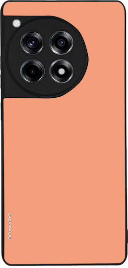Sonique Colorbloc Back Cover Silicone Coral (OnePlus 12R)