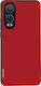 Sonique Colorbloc Back Cover Σιλικόνης Κόκκινο ...