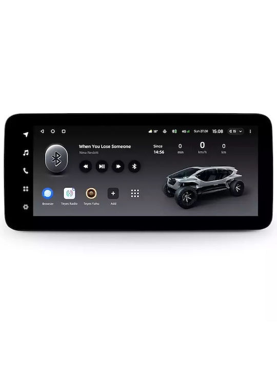 Teyes Sistem Audio Auto pentru Mercedes-Benz Clasa CLA Skoda Rapid 2016-2019 (Bluetooth/USB/WiFi/GPS/Apple-Carplay/Android-Auto/Partitură) cu Ecran Tactil 12.3"