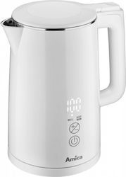 Amica KF6011 1.5lt με Ισχύ 2200W Λευκός