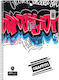 Graffiti Spiral Notebook Ruled A4 90 Sheets 3 Subjects 1pcs (Μiscellaneous Designs)