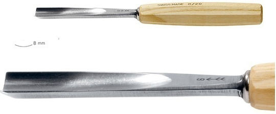 Pfeil Holzschnitzbeitel 6/8 Gerade Klinge Hohlschliff 8mm