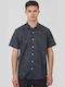 Κοντομάνικο Βαμβακερό Πουκάμισο Μπλε, Navy
