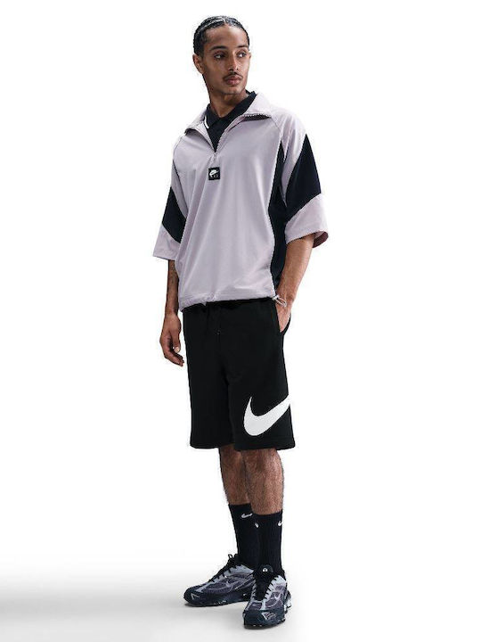 Nike Club Αθλητική Ανδρική Βερμούδα Black / White