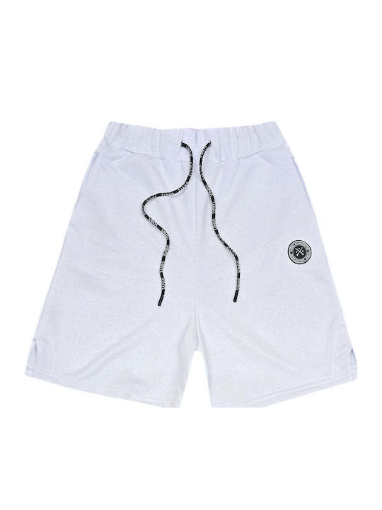 Vinyl Art Clothing Ανδρική Βερμούδα Λευκο