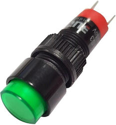 Ενδεικ Λυχνια Φ10 230v Led Πρασινη Las3f-dg Xindali