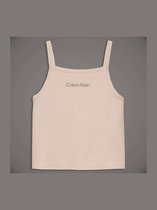 Calvin Klein Παιδική Μπλούζα Αμάνικη Ροζ