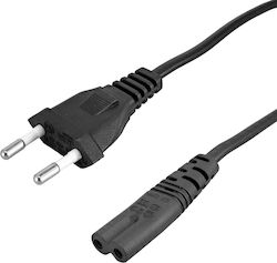Powertech Euro - Euro Cable 1.5m Μαύρο CAB-P040