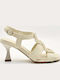 Leather Sandals Beige