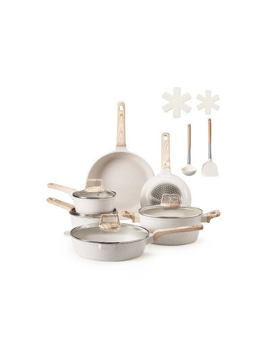 Vevor Cookware Set Made of Aluminum with Stone ...