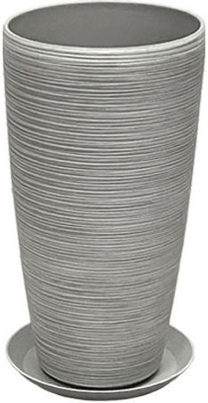 Marhome Κασπώ Πέτρινο Γκρι 23x23x42εκ.
