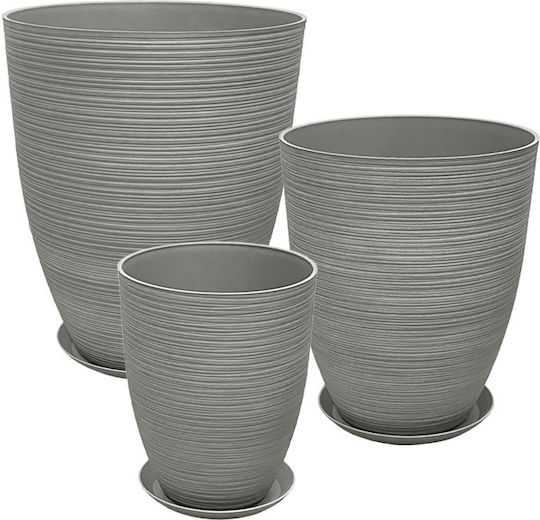 Marhome Übertopf Stein Gray