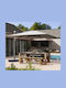 Square Aluminum Garden & Terrace Parasol Grey 3.65x2.97xHeight 2.56m