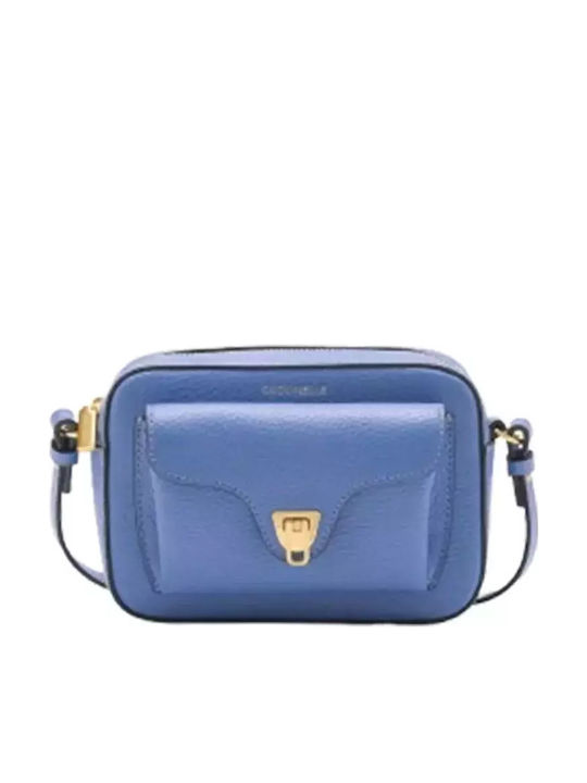 Coccinelle Beat Soft De piele Geantă de damă De umăr Albastră