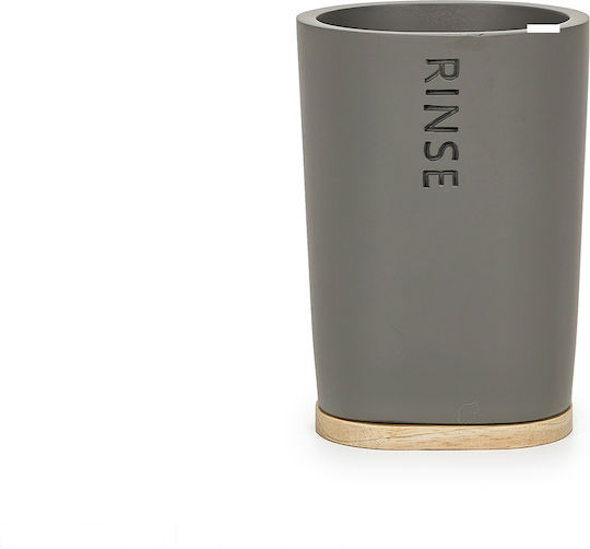 ArteLibre Glass Water made of Plastic in Gray Color