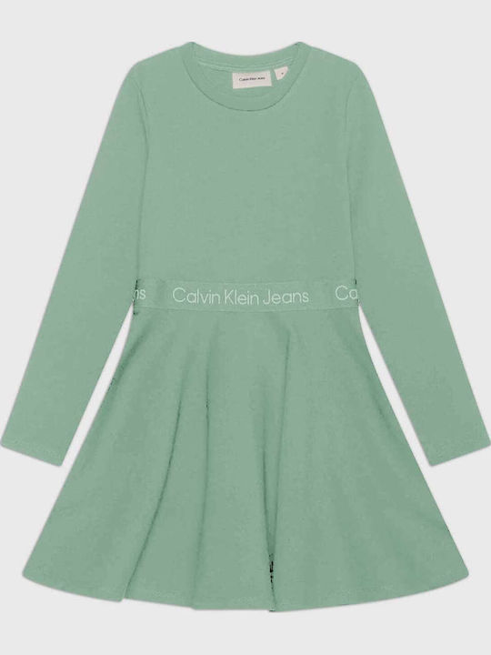 Calvin Klein Tape Punto Παιδικό Φόρεμα Μακρυμάν...