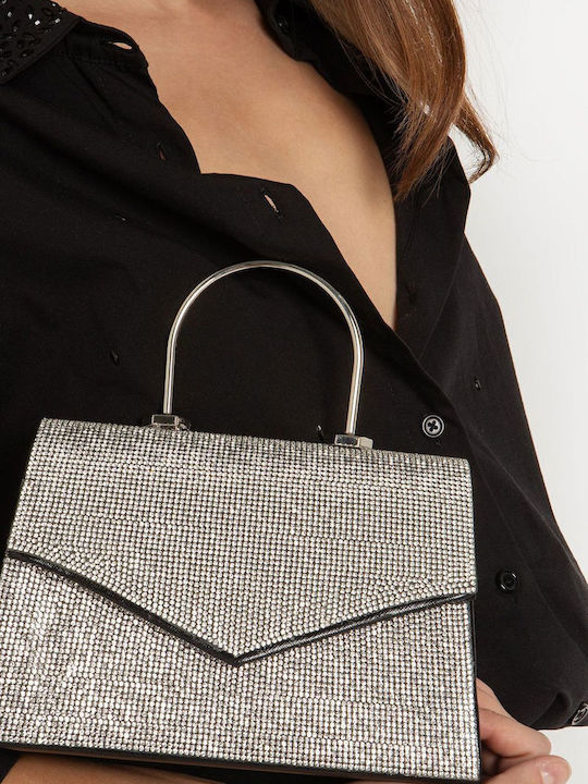 Damentasche Handtasche Silber