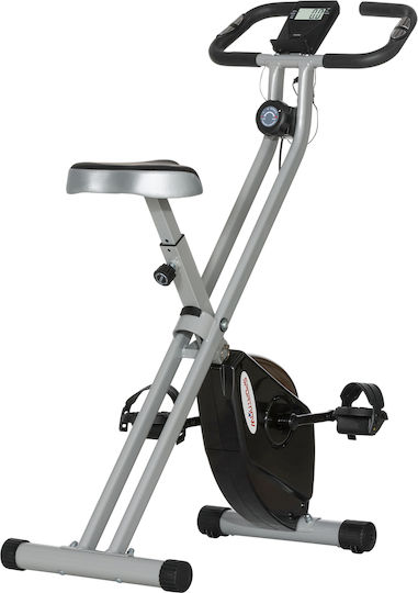 Sportnow Foldable Spin Bike Magnetic with Wheels