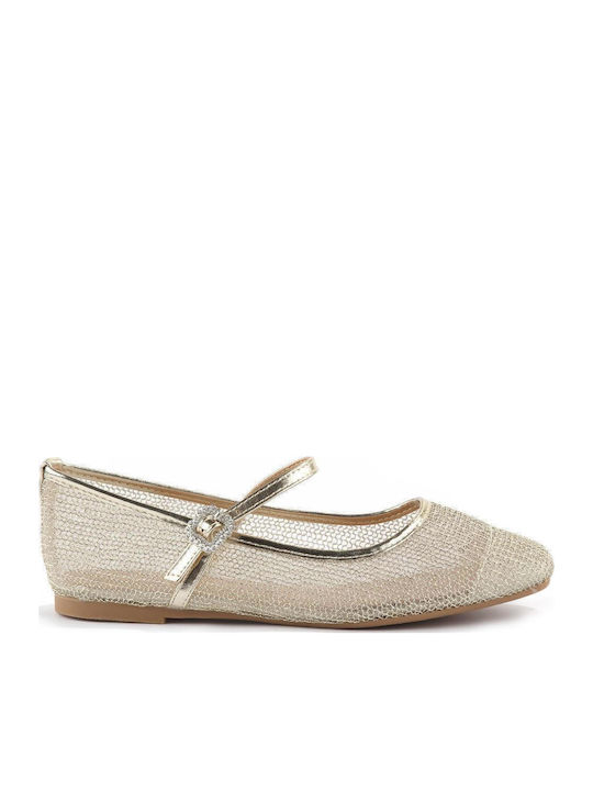 Fshoes Ballerinas Fshoes Gold