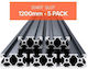 Vevor 5 Pieces 47.2 Inches 1200 Mm T Slot 2040 Anodized Aluminum Rail 2040oblxcdg5pc6jt001v0
