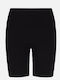 Formare Colanti de femei Colanti-scurti Talie inalta Black