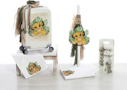 Bellissimo Lion King Baptism Set with Lion Theme