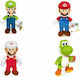 Super Mario Λούτρινο Super Mario 25 εκ. (Διάφορα Σχέδια) 1τμχ