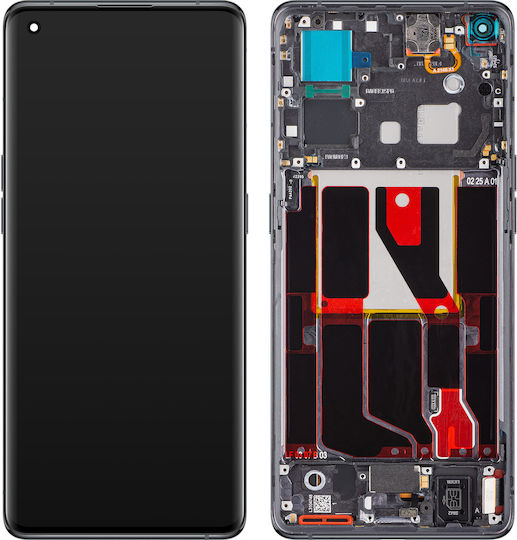 Oppo Οθόνη με Μηχανισμό Αφής για Oppo Find X5 (Μαύρο)