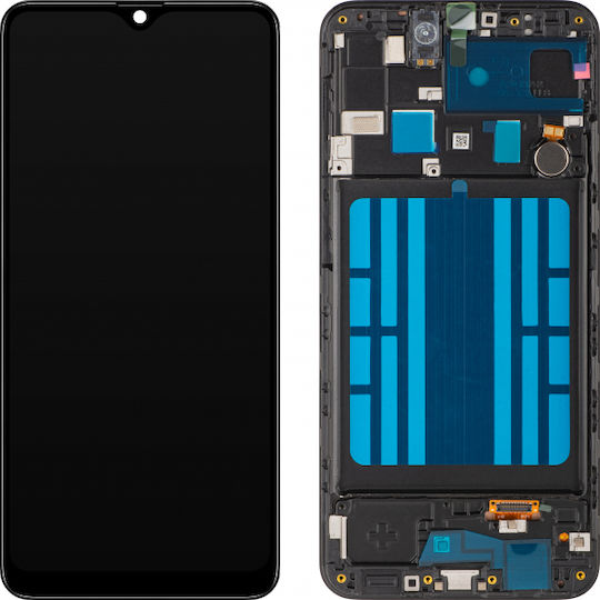 MP Екран със Сензорен Механизъм за Samsung Galaxy A20 A205 (Черен)