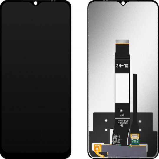 MP Οθόνη mit Touch-Mechanismus und Rahmen für Xiaomi Redmi A1, A1+, A2, A2+ (Schwarz)