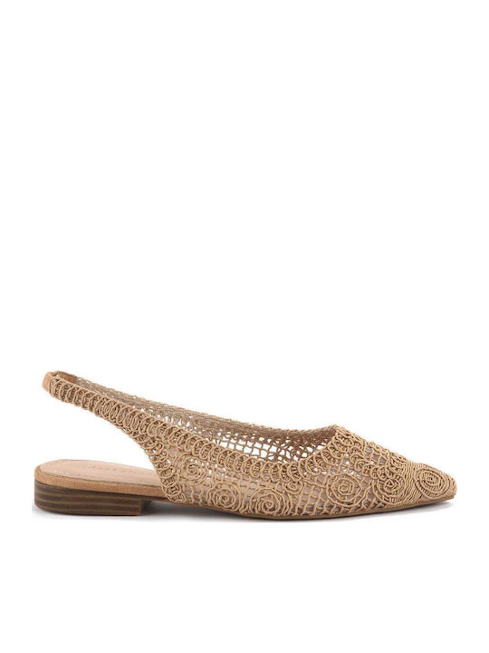 Fshoes Fshoes Γυναικείες Μπαλαρίνες σε Μπεζ Χρώμα