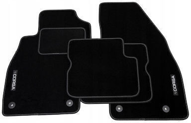 Me Premium Set of Front and Rear Mats 4pcs for Opel Corsa 2006-2014 Black